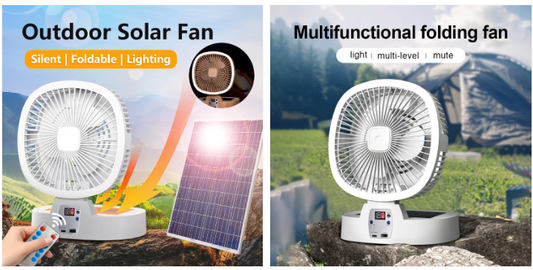 Top Portable Solar Fans for Camping and Outdoor Use