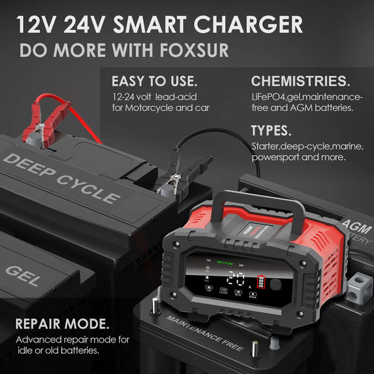 The Essential Car Motorcycle Smart Battery Charger: Keeping You Powered On Every Journey