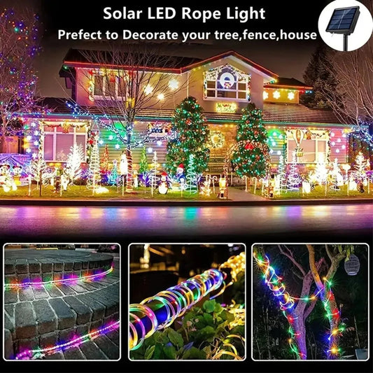 Transform Your Outdoor Spaces with Solar-Powered LED Rope Lights