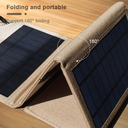Solar panel 5V 2USB Portable Foldable Waterproof For cell phone power bank 10W Battery Charger outdoor camping tourism Fishing
