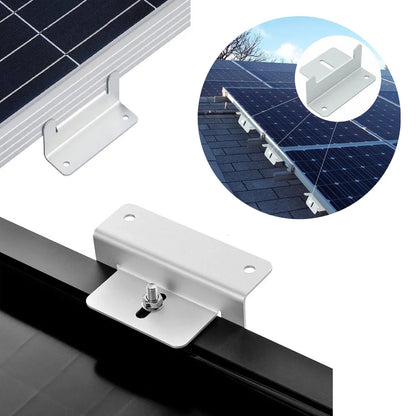 Support de montage de panneau solaire Support solaire en aluminium en forme de Z