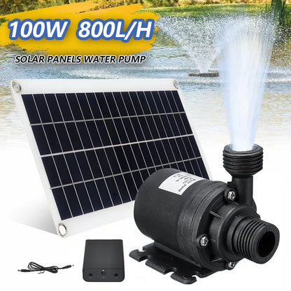 Солнечный водяной насос 100 Вт, 800 л/ч
