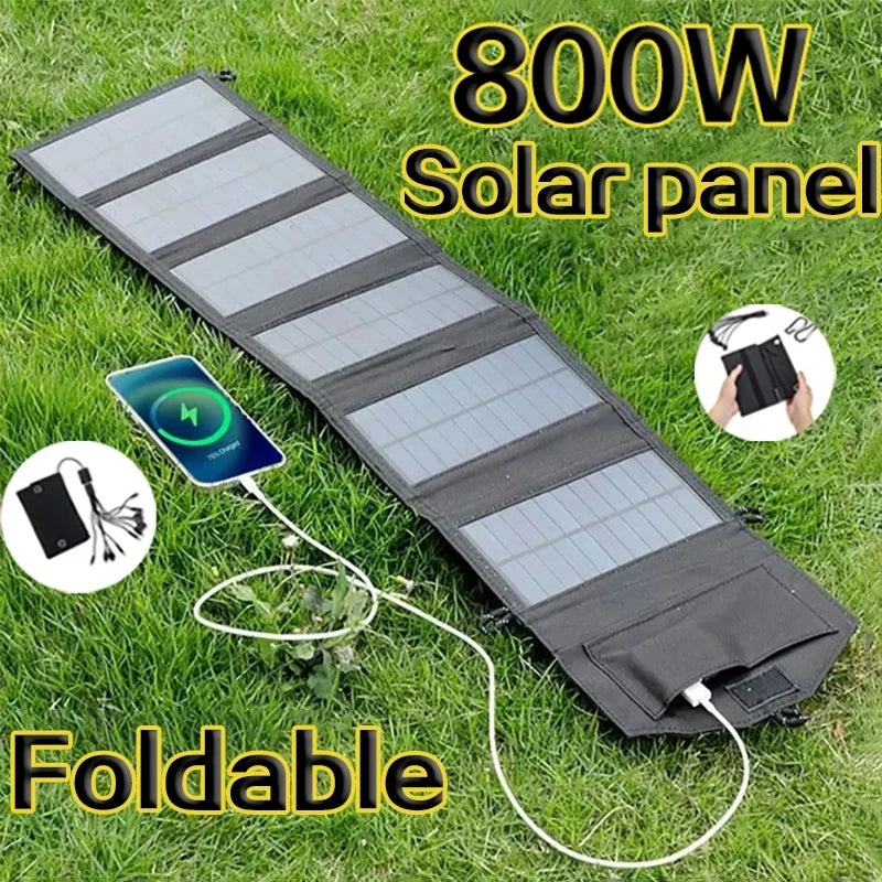 6-кратная складная солнечная панель мощностью 800 Вт
