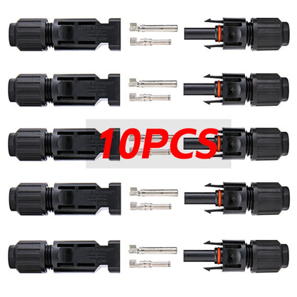Free Shipping 400/200/100/40/20/10/5 Pcs DC Solar Connector 1000V30A Panel 100pair Connectors Kit for PV/MC Cable 2.5/4/6mm2