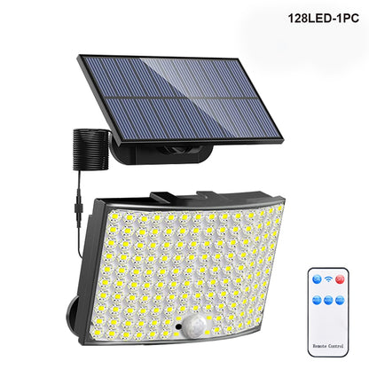 106 LED lumière solaire extérieure 328 projecteurs LED IP65 étanche capteur de mouvement Induction humaine solaire inondation lumières de sécurité 3 Modes