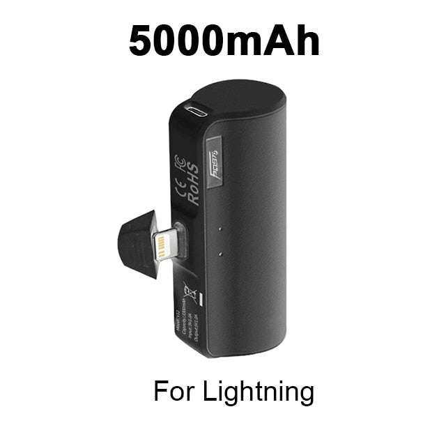 Mini Power Bank 5000mAh, chargeur Portable, batterie externe de rechange pour téléphone iPhone 14 13 12 Pro Max Samsung Xiaomi
